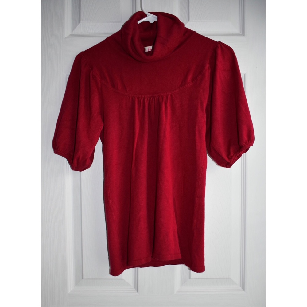 CLEARANCE❗Candie’s Dark Red Cowl-neck Sweater - S